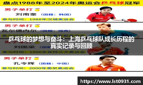 乒乓球的梦想与奋斗：上海乒乓球队成长历程的真实记录与回顾